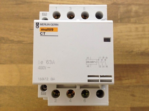 Schneider 3P60A CT modular AC contactor 220V BA 15972 3NO