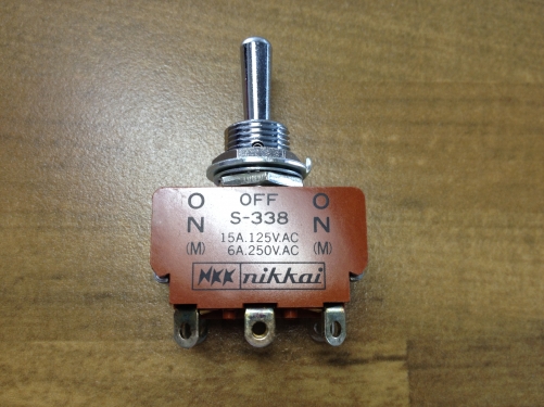 The original Japanese NKK S-338 toggle switch toggle switch / third / lioujiao power switch 6A250V