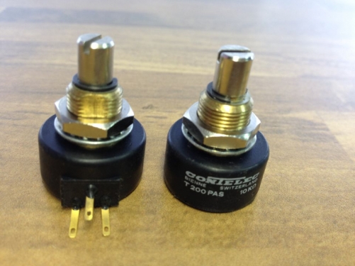 Swiss CONTELEC candele T200PAS high precision high performance single turn potentiometer 10K.