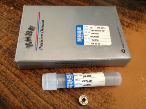 United States SSR-2ZZR MFR high precision micro bearings NHBB 20294 genuine original