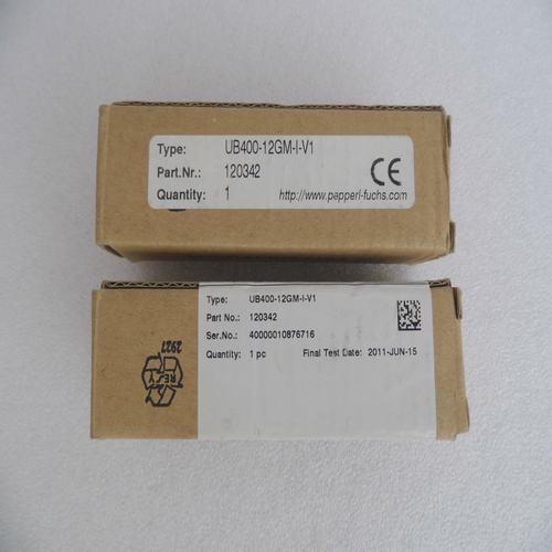 Brand new original authentic P+F ultrasonic sensor UB400-12GM-I-V1 spot 120342