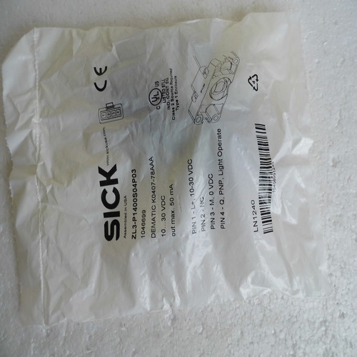 * special sales * brand new original authentic SICK sensor ZL3-P1400S04P03