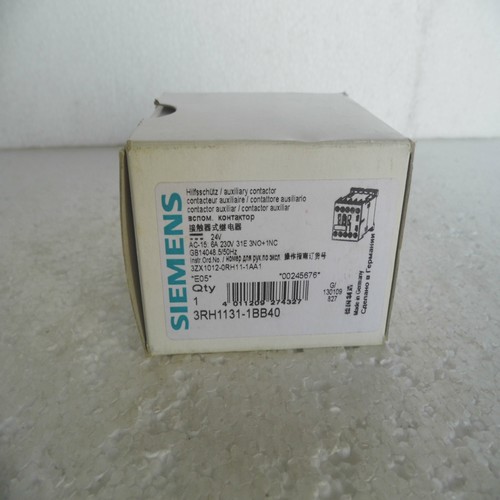 * special sales * new German original authentic SIEMENS contactor 3RH1131-1BB40 spot