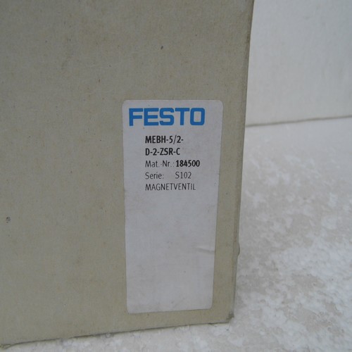 Brand new original genuine FESTO solenoid valve MEBH-5/2-D-2-ZSR-C spot 184500