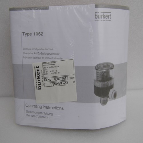 * special sales * brand new original Burkert electrical position feedback 1062 spot 00007461