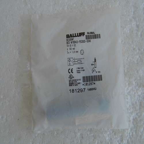 Brand new original authentic BALLUFF sensor M18B413-PSC80D-S04K BCS spot