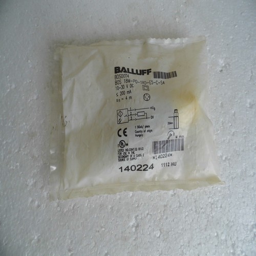 Brand new original authentic BALLUFF sensor 18M-PO-1RD-E5-C-S4 BOS spot