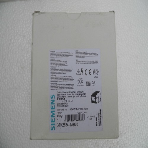 * special sales * new German original SIEMENS safety relay 3TK2834-1AB20 spot