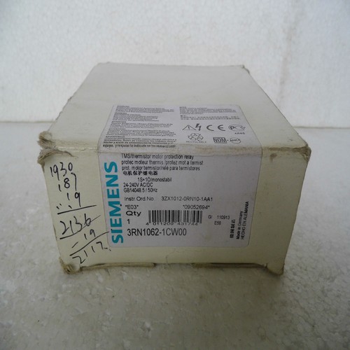 * special sales * Brand New German original authentic SIEMENS relay 3RN1062-1CW00