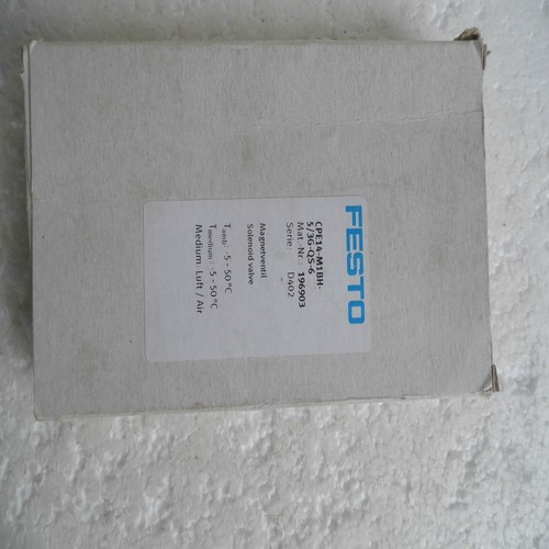 Brand new original genuine FESTO solenoid valve CPE14-M1BH-5/3G-QS-6 spot 196903