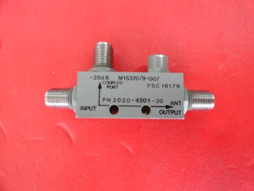 2020-4201-20 2-4GHZ M/A-COM coaxial directional coupler SMA 20dB