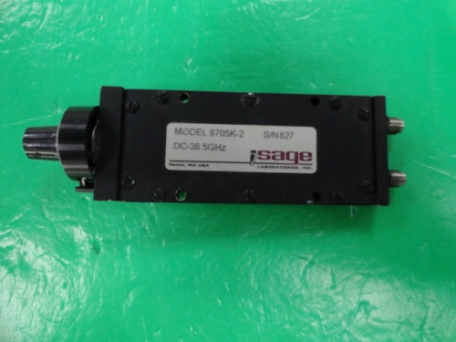 6705k-2 DC-26.5GHz 2.92mmK sage connector high frequency RF radio frequency variable phase shifter
