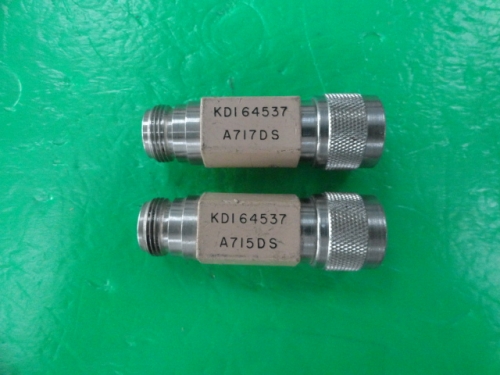 A715DS KDI radio frequency coaxial fixed attenuator 0.4dB 2W N DC-18GHz