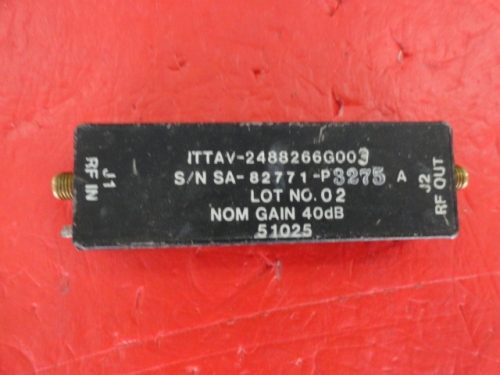 Supply amplifier G:40dB 15V SMA SA-82771-93275A