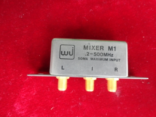 M/A-COM / M1 WJ 0.2-500MHz SMA RF microwave coaxial high frequency double balanced mixer