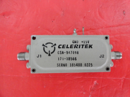 Supply CELERITEK amplifier 15V SMA CSA-947098