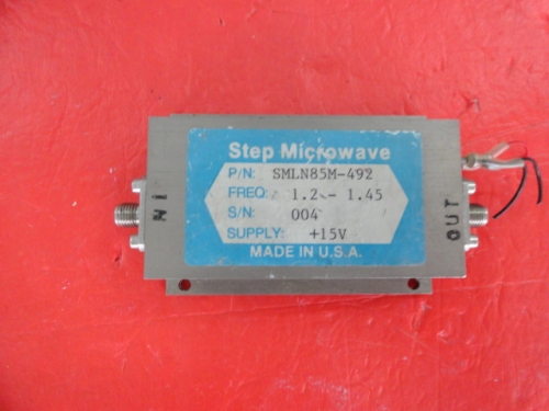 Supply Microwave SMLN85M-492 step 1.2-1.45GHz 15V amplifier SMA