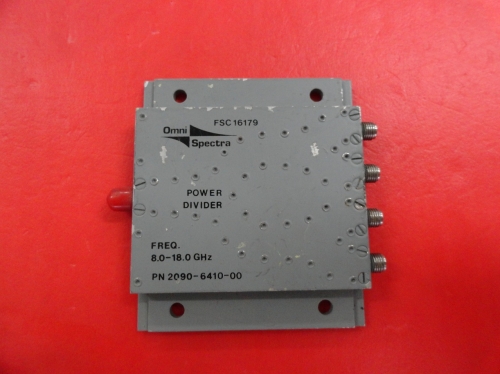 The supply of a four divider M/A-COM 2090-6410-00 8-18GHZ