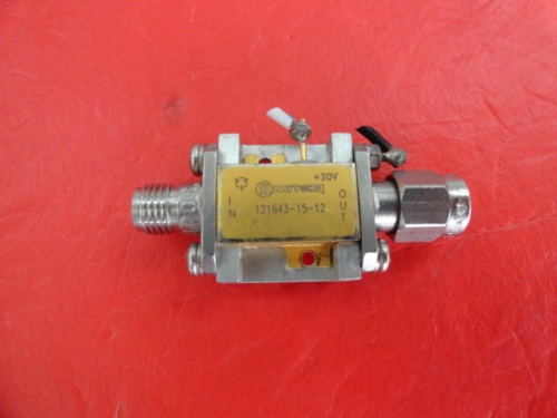 Supply MITEQ amplifier 20V SMA 121643-15-12