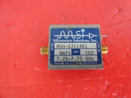 Supply MSI amplifier 7.25-7.75GHz SMA MSH-5311401