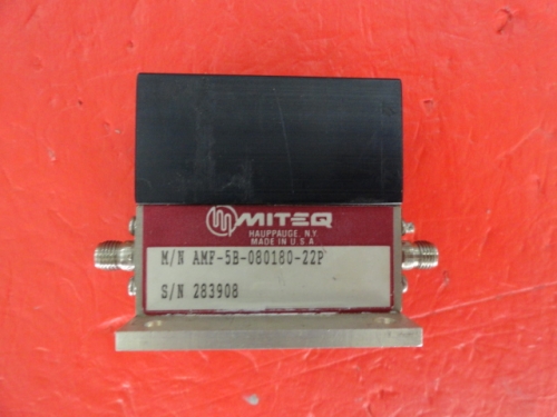 Supply MITEQ amplifier 8-18GHz 15V SMA AMF-5B-080180-22P