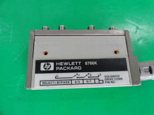 HP/Agilent 8766K DC-26.5GHz single pole three throw RF switch