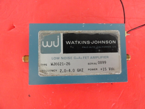 Supply WJ amplifier 2.0-4.0GHz Vin:15V SMA WJ6621-26