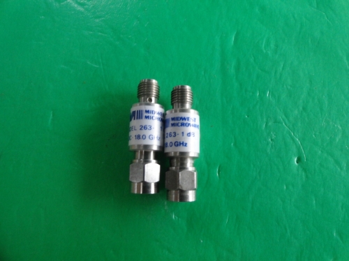 263-1dB MIDWEST coaxial fixed attenuator 3dB 2W SMA DC-18GHz