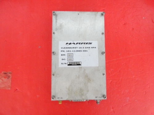 Supply HARRIS amplifier 10.5Ghz SMA 101-112965-001