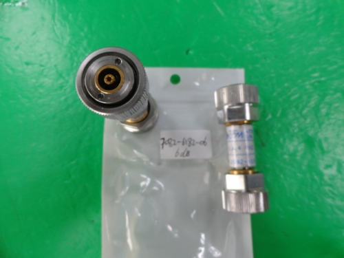 7082-6182-06 M/A-COM coaxial fixed attenuator 6dB APC-7 DC-12.4GHz