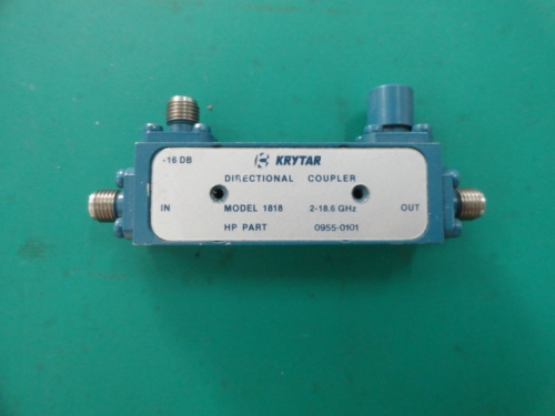 Supply KRYTAR 1818 -16dB 2-18.6GHZ RF broadband directional coupler SMA