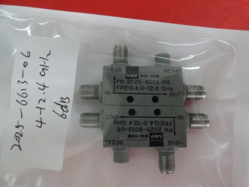 Supply M/A-COM coupler 4.0-12.4GHz Coup:6dB SMA 2025-6013-06