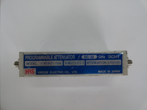 Programmable step attenuator P-AT-9 A (32-75) 0-75dB DC-32GHz 24V HRS