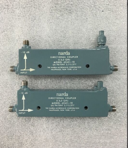 4242-10 0.5-2GHZ 50W Narda microwave coaxial directional coupler 10DB SMA