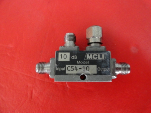 C54-10 17-22GHz 10dB RF microwave directional coupler SMA MCLI