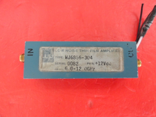 Supply WJ amplifier 6.0-12.0GHz 12V SMA WJ6856-304