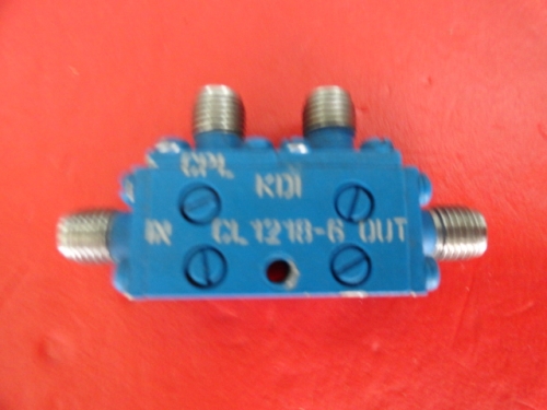 CL1218-6 12-18GHz KDI coaxial directional coupler SMA Coup:6dB