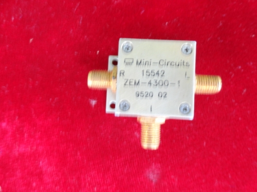 ZEM-4300-1 RF/LO:0.3-4.3GHz RF Mini RF microwave coaxial mixer