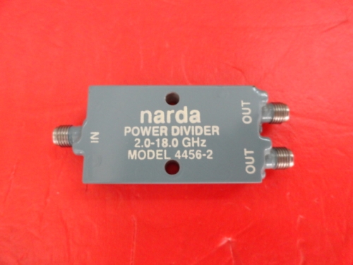 Supply 4456-2 2-18GHz Narda a sub two power divider SMA