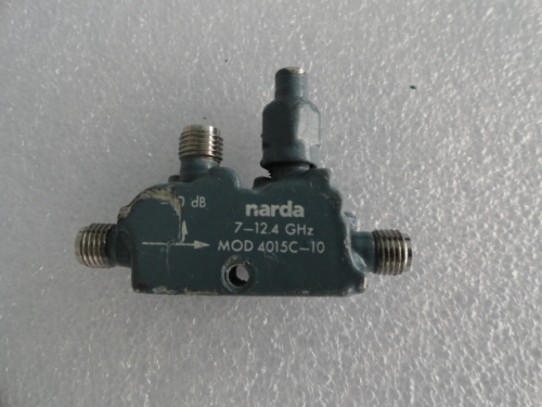 4015C-10 7-12.4GHZ 10DB Narda coaxial fixed coupler SMA