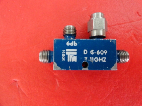 Supply DBS-609 7-11GHz 6dB ARRA coaxial directional coupler SMA