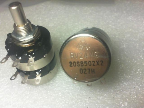 Japan TOCOS dual potentiometer RV24YG20SB502X2//5K