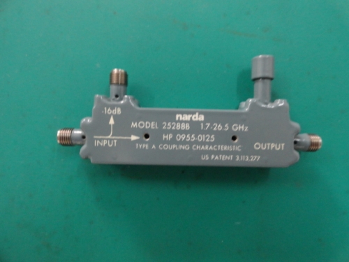 Supply Narda RF directional coupler 1.7-26.5GHZ -16dB SMA 25288B