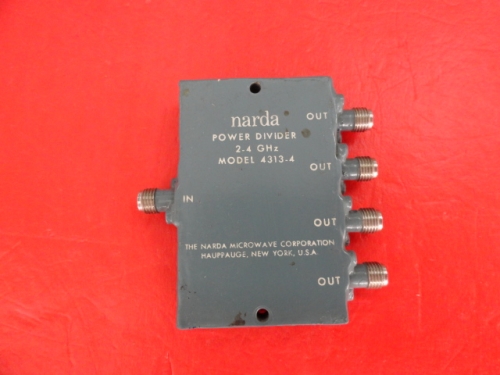 Narda 4313-4 2-4GHz a four supply divider SMA