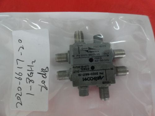 Supply M/A-COM coupler 1.0-8.0GHz Coup:10dB SMA 2020-6617-10