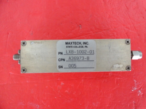 Supply LXB-1002-01 7-9GHz G:28dB NF:12dB MAXTECH amplifier SMA