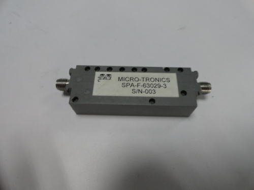 SPA-F-63029-3 5.7-18GHZ MICRO-TRONICS RF high pass filter SMA (F-F)
