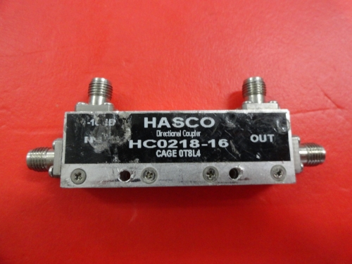 Directional coupler HC0218-16 2-18GHZ 16DB HASCO