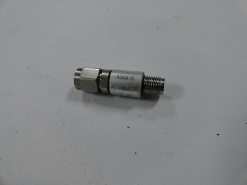 43KA-10 DC-18GHZ 10dB WILTRON coaxial fixed attenuator SMA 2W