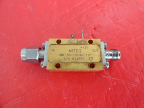 Supply MITEQ amplifier 13-26GHZ 15V SMA AMF-5D-130260-11P